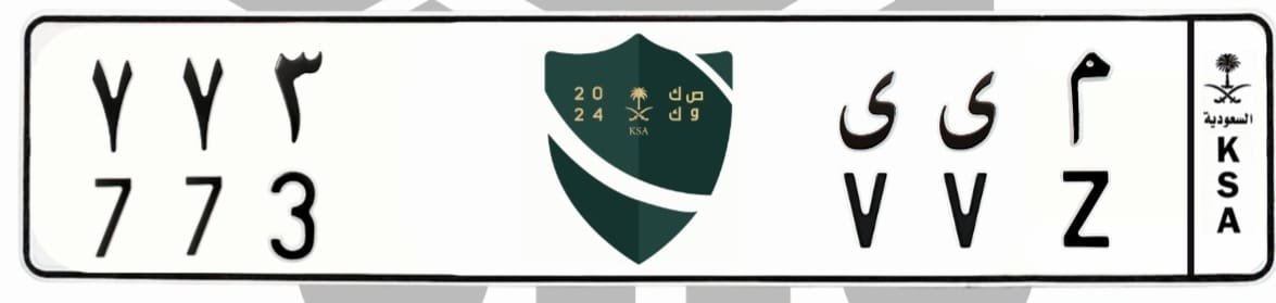 لوحة م ى ى 773